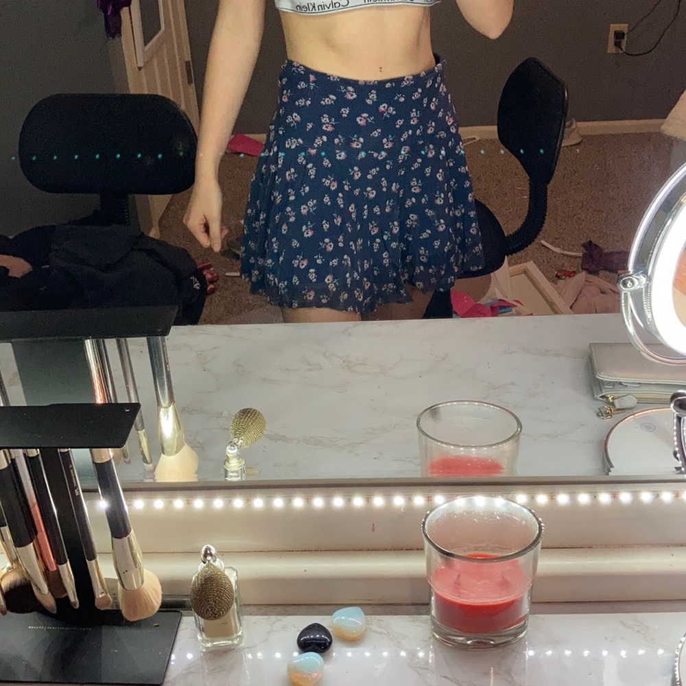cute floral skirt